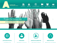 Tablet Screenshot of alianzapais.com.do